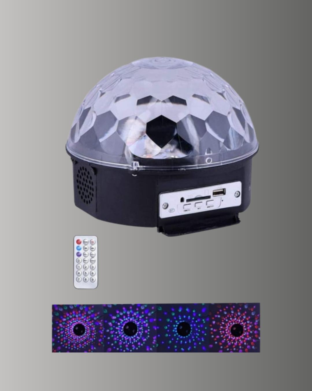 Taşınabilir RGB Disko Topu Bluetooth ve Uzaktan Kumanda Özellikli - Görsel 4