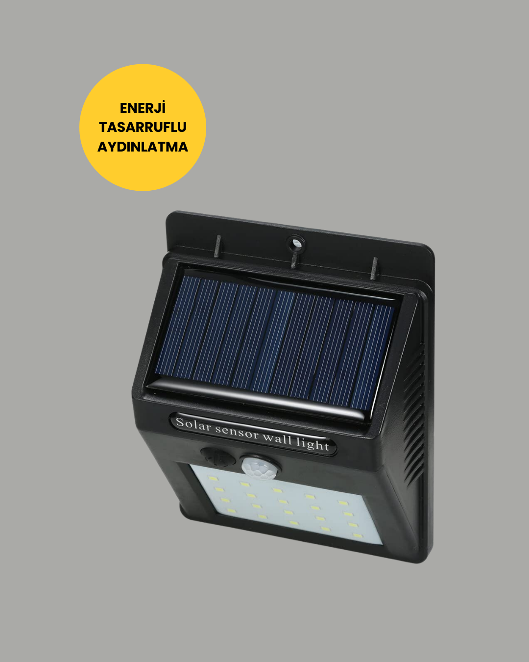 Su Geçirmez IP65 20 LED Solar Sensörlü Bahçe ve Veranda Aydınlatma - Görsel 2