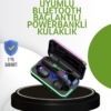 Oyun Modlu E10 Bluetooth Kulaklık Powerbank ve LED Ekranlı