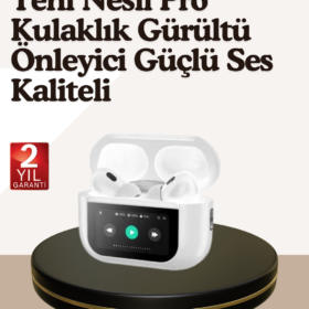 Dokunmatik Kontrollü Gürültü Önleyici Bluetooth Kulaklık Şarj Göstergeli