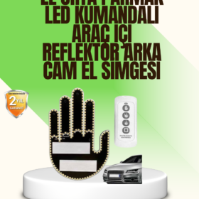 Uzaktan Kumandalı LED El Park Uyarı Cihazı Suya Dayanıklı Enerji Tasarruflu