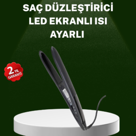Isı Ayarlı 2025 Titanyum Kaplama Seramik Plakalı Saç Düzleştirici A Kalite Orijinal