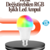 Renk Değiştiren RGB LED Ampul 16 Renk Uzaktan Kumandalı 2025 Model