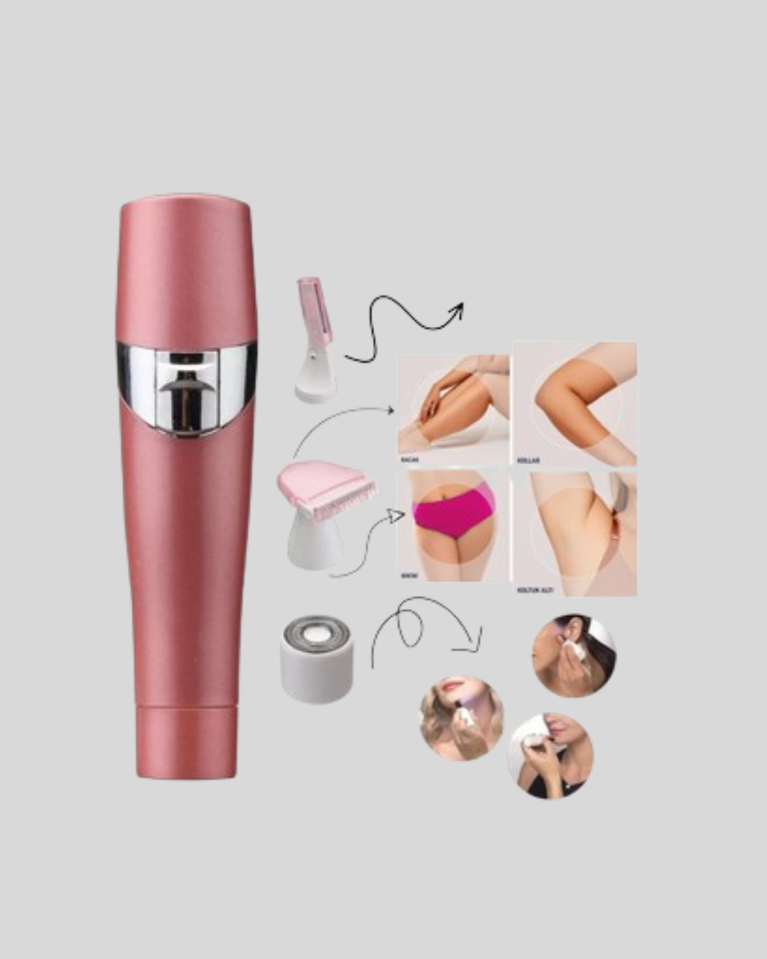 Cilt Pürüzsüzleştirici ve Tüy Temizleyici - Görsel 2