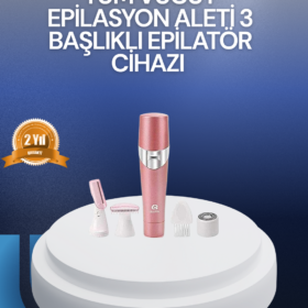 Yüz ve Vücut Tüy Temizleme Makinesi 3 Farklı Başlıklı