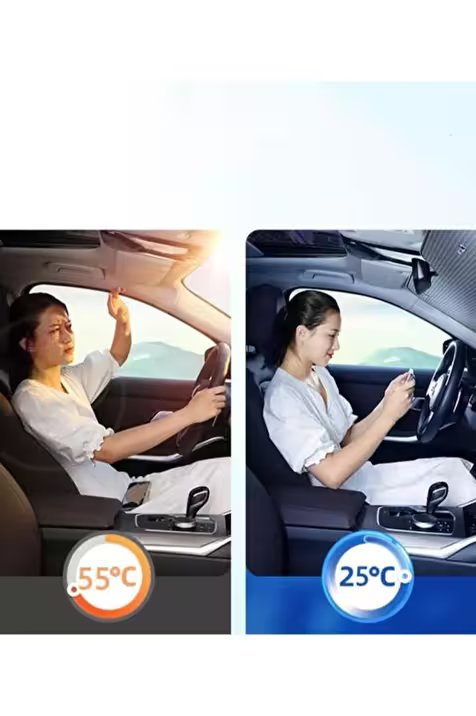 UV ve Isı Önleyici Oto Ön Cam Güneşliği Hyundai i20 Fiat Egea Toyota Corolla Volkswagen Passat - Görsel 2