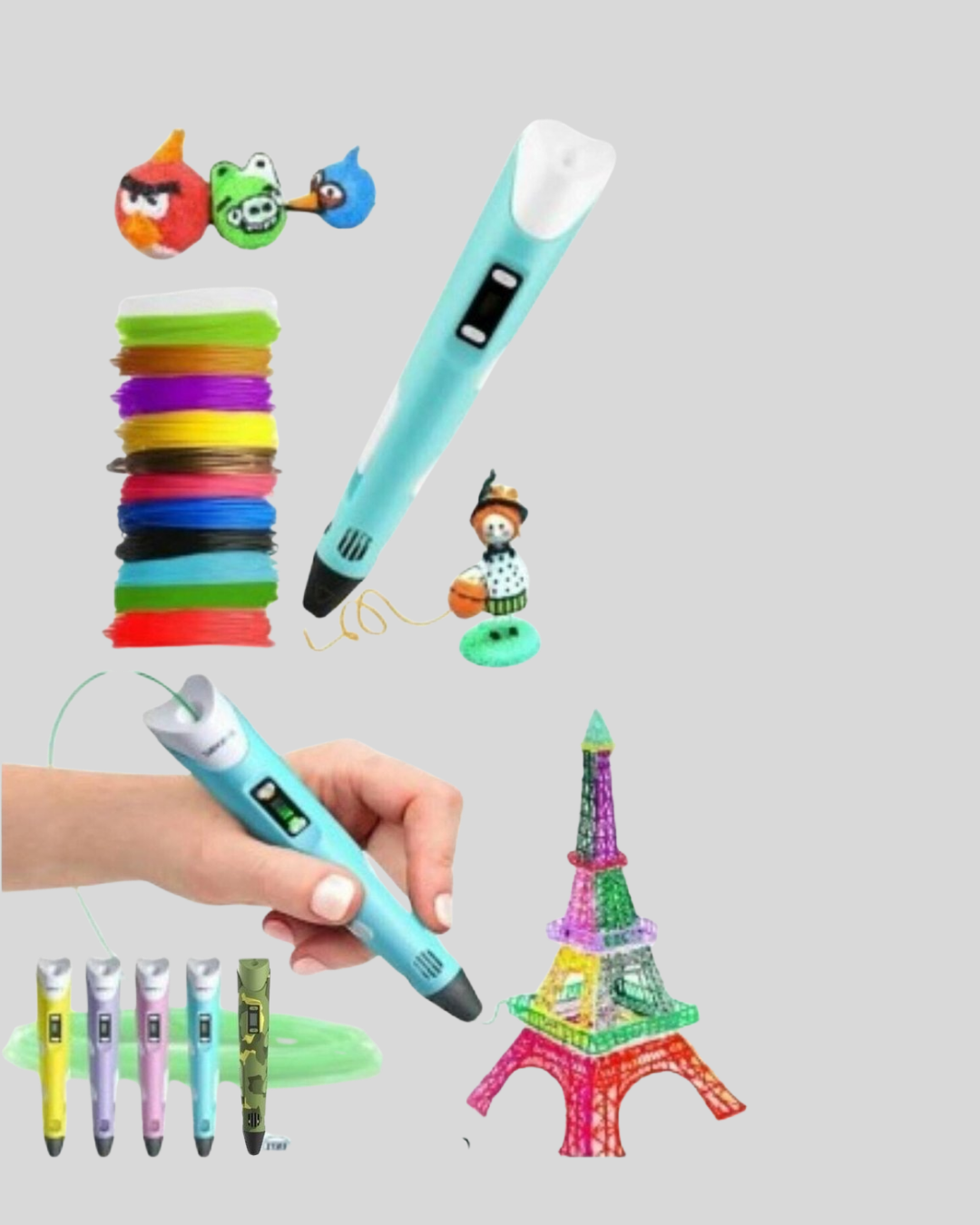 Yaratıcı Çizim ve Modelleme İçin Profesyonel 3D Yazıcı Kalem - Görsel 5