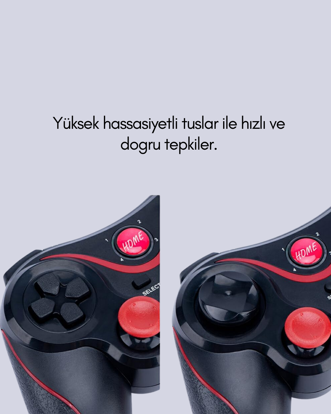 Ergonomik Tasarımlı Çok Yönlü Wireless Gamepad - Görsel 4