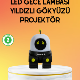 Taşınabilir Lityum Bataryalı Led Gece Lambası ve Projektör