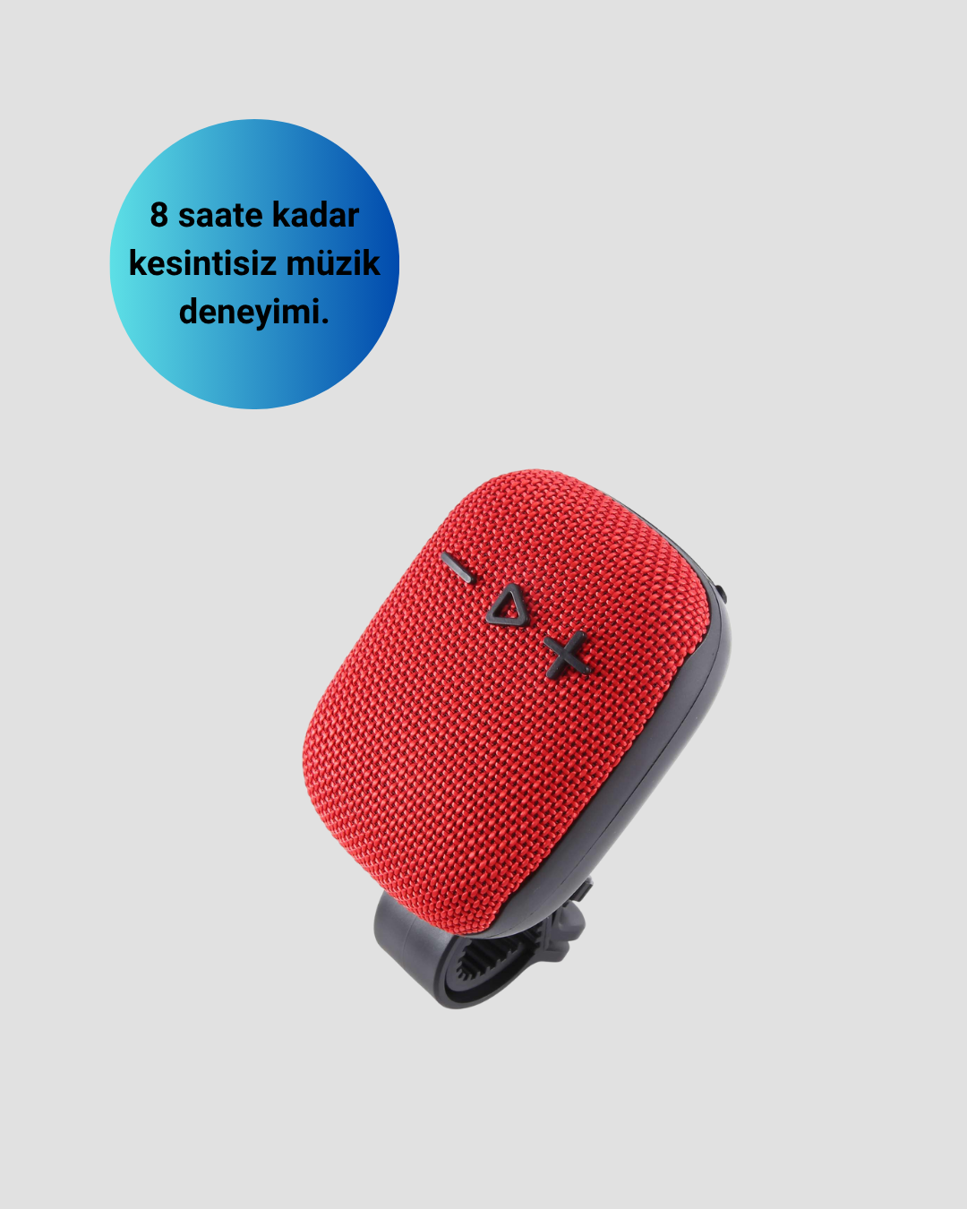 5W Kablosuz Bluetooth Hoparlör Güçlü Bas ve FM Radyo - Görsel 3
