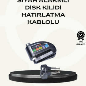 Çift Modlu 110dB Alarmlı Disk Kilidi Suya Dayanıklı
