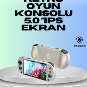 RGB Işıklı Joystickli El Tipi Oyun Cihazı