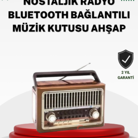 Ahşap Görünümlü Masaüstü Bluetooth Cihaz