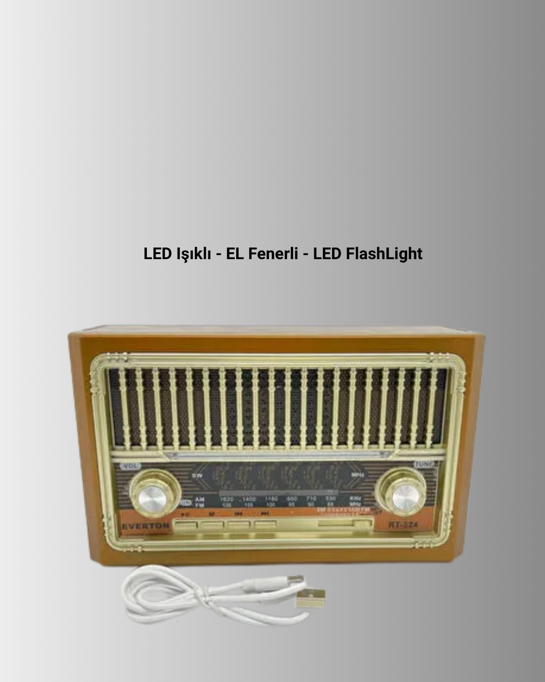 Ahşap Görünümlü Masaüstü Bluetooth Cihaz - Görsel 5