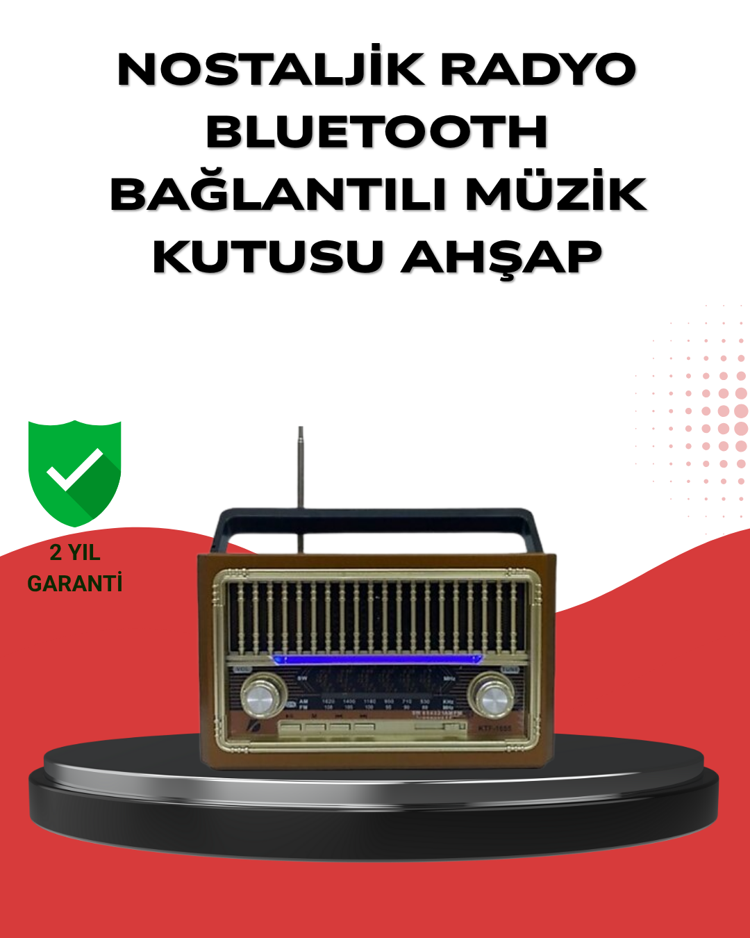 Şarjlı Radyo Hoparlör – İç ve Dış Mekan Uyumlu