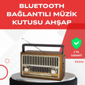 USB ve Hafıza Kart Girişli Radyo Hoparlör
