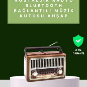 Kablosuz Bluetooth Hoparlör ve FM Radyo