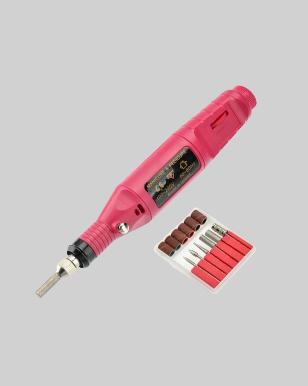 Elektrikli Manikür Pedikür Törpü Seti 6 Başlıklı - Görsel 5