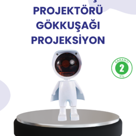 Dekoratif Gün Batımı Işığı – Astronot Figürlü