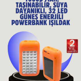 Gold Silver GS-875 Kamp ve Acil Durum Işıldaklı Powerbank