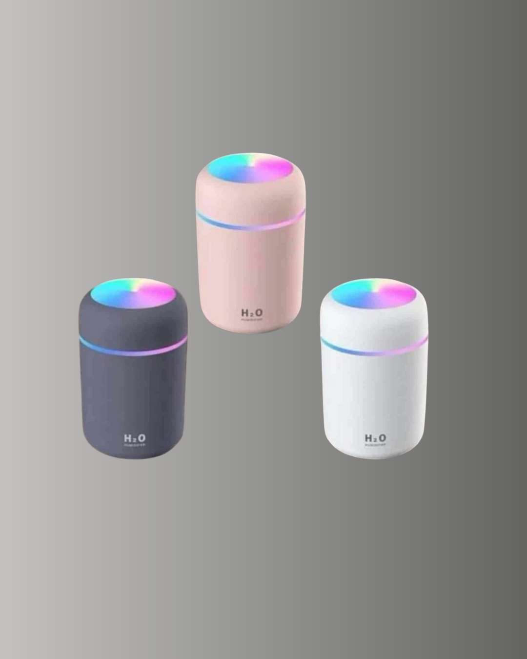 LED Işıklı Sessiz Masaüstü Nemlendirici – 3 Buhar Modu - Görsel 5