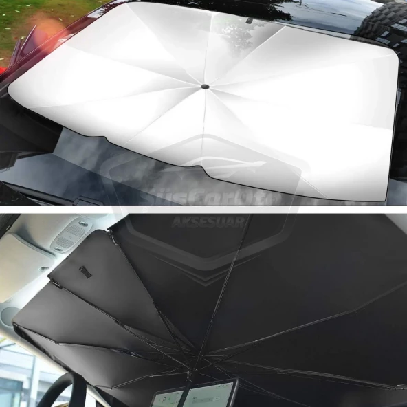 Renault Symbol Dacia Sandero Opel Corsa Ford Ka Peugeot 208 Uyumlu Oto Şemsiye