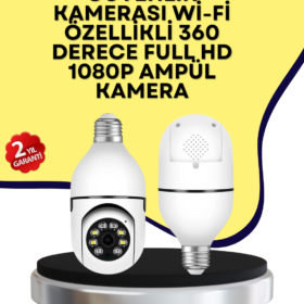 İki Yönlü Ses Destekli Ev Güvenlik Kamerası – Yerel Kayıt Özellikli