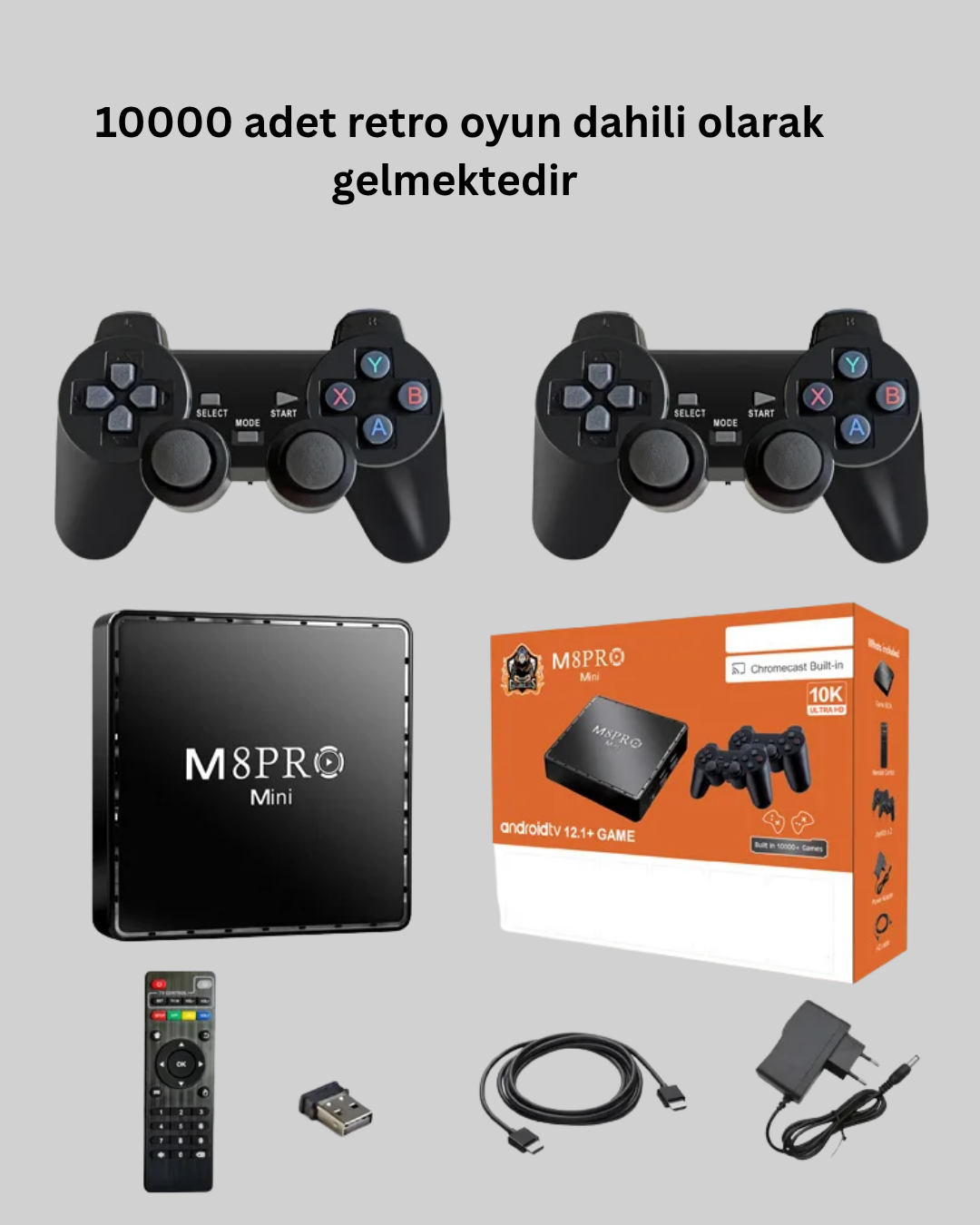 Android TV Box 10K Ultra HD Medya Oynatıcı ve Oyun Cihazı - Görsel 5