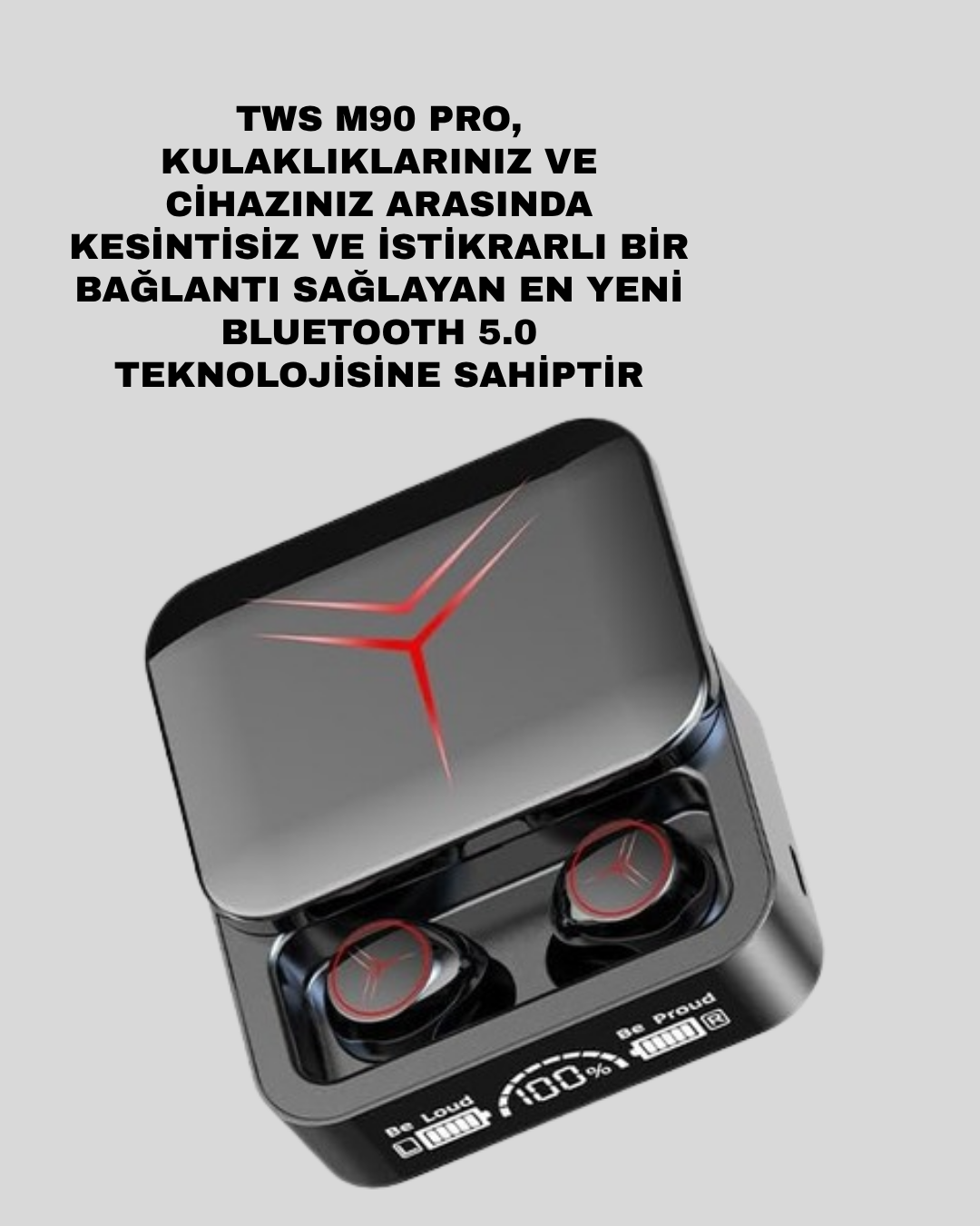 Uzun Pil Ömürlü Bluetooth Kulaklık – Spor ve Günlük Kullanım İçin Uygun - Görsel 3