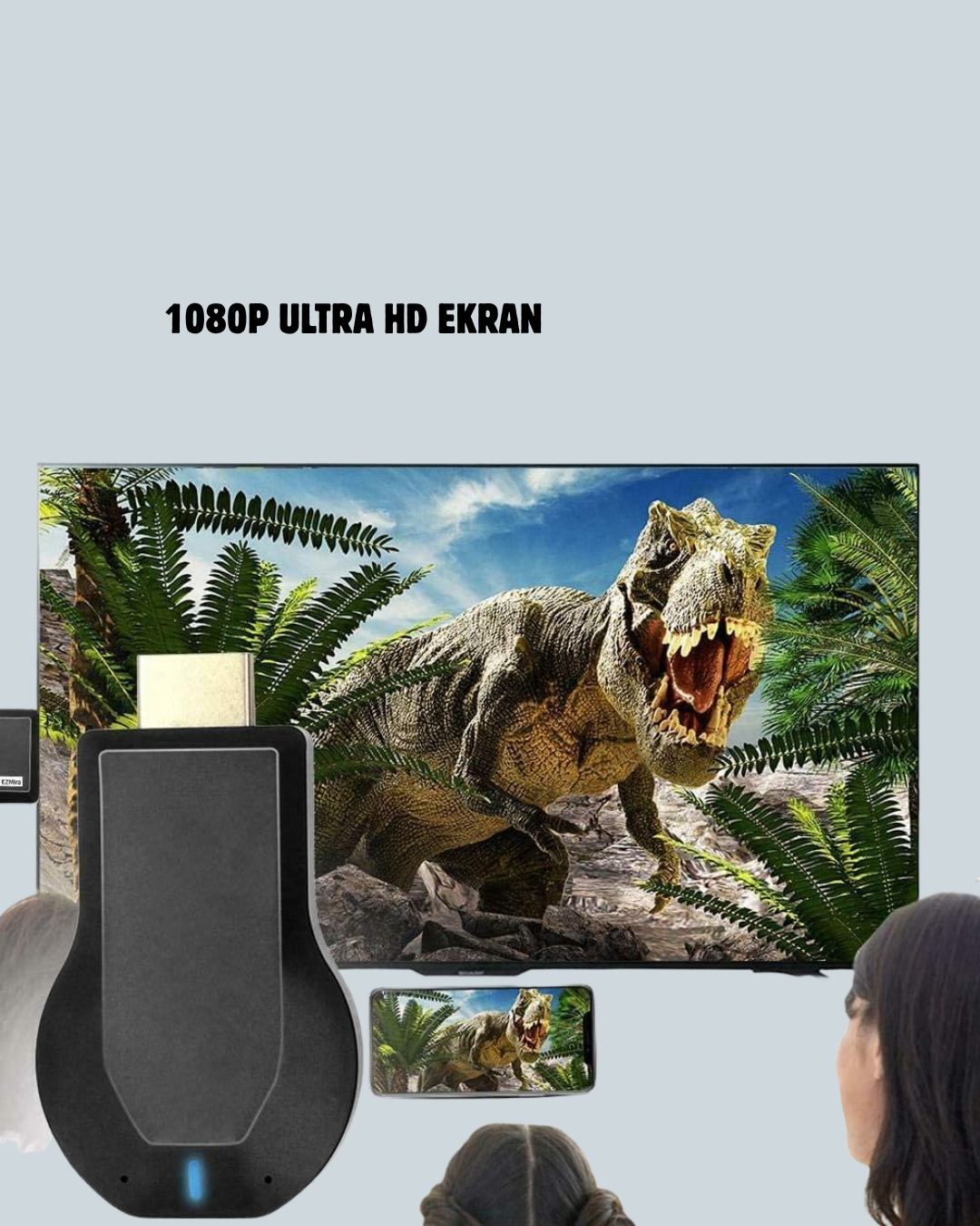 Kompakt HDMI Kablosuz Dongle – 1080p Görüntü ve Plug‑and‑Play Kurulum - Görsel 4