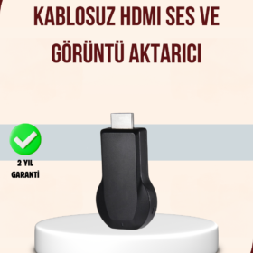 HDMI Kablosuz Ekran Alıcısı – iOS Android Mac PC Uyumluluğu