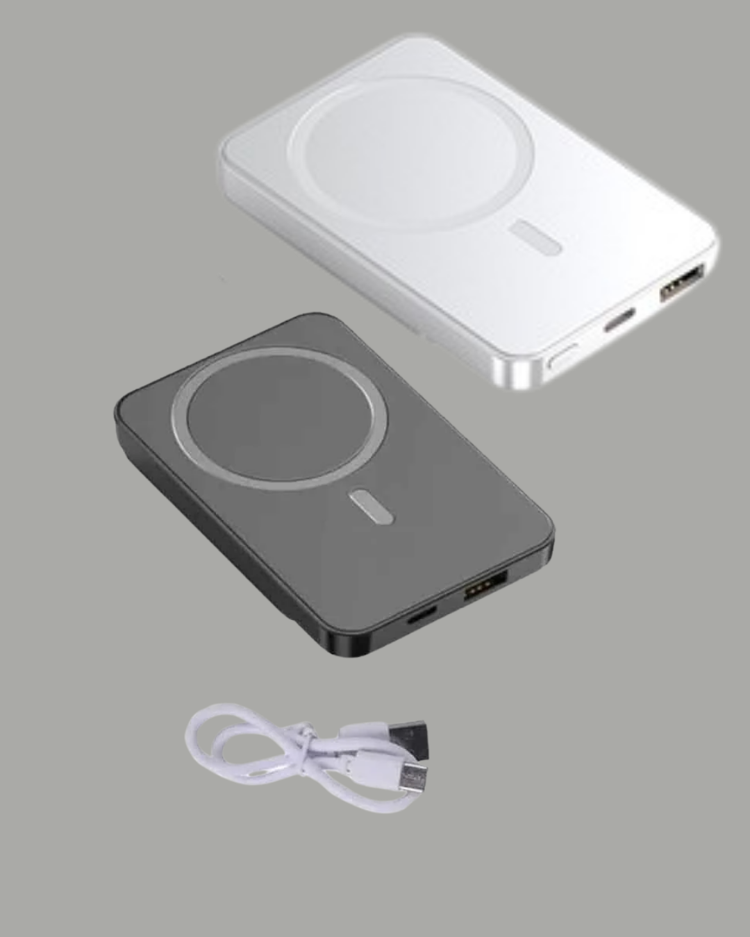 Gerçek Zamanlı Güç Göstergeli Manyetik USB-C Taşınabilir Powerbank - Görsel 5