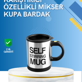 Çift Katmanlı Termos Özellikli Karıştırma Motorlu Kupa