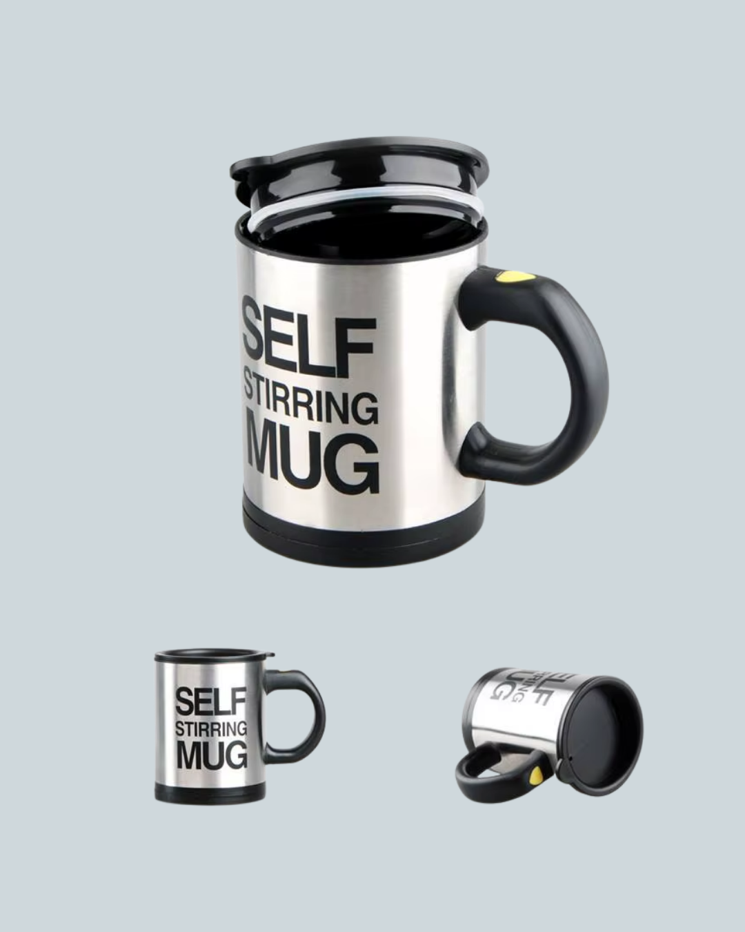 Kendi Kendini Karıştıran Termos Kupa – Pratik Güçlü Motorlu ve Termos Özellikli - Görsel 5