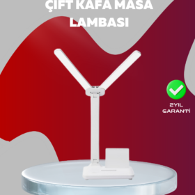 Kısılabilir LED Masa Lambası – Kalemlik Telefon Standı ve Okuma Işığı Bir Arada