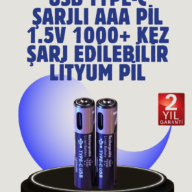 Gelişmiş Güvenlik Özelliklerine Sahip AAA Lityum Pil – Korumalı ve Sağlam Tasarım