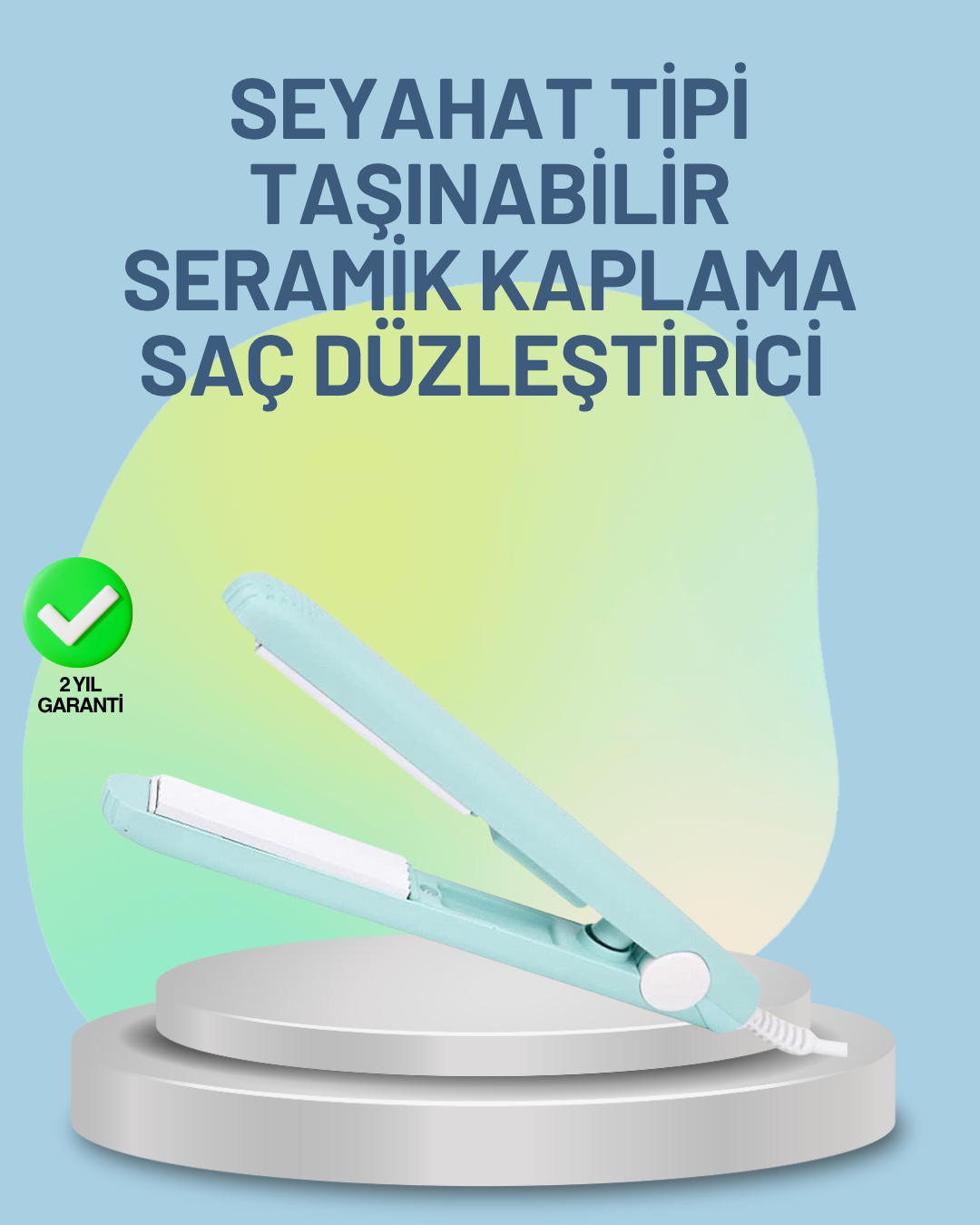 30 Saniyede Isınan PTC Teknolojili Saç Şekillendirici – Sabit Isı Kontrollü Hızlı Performans