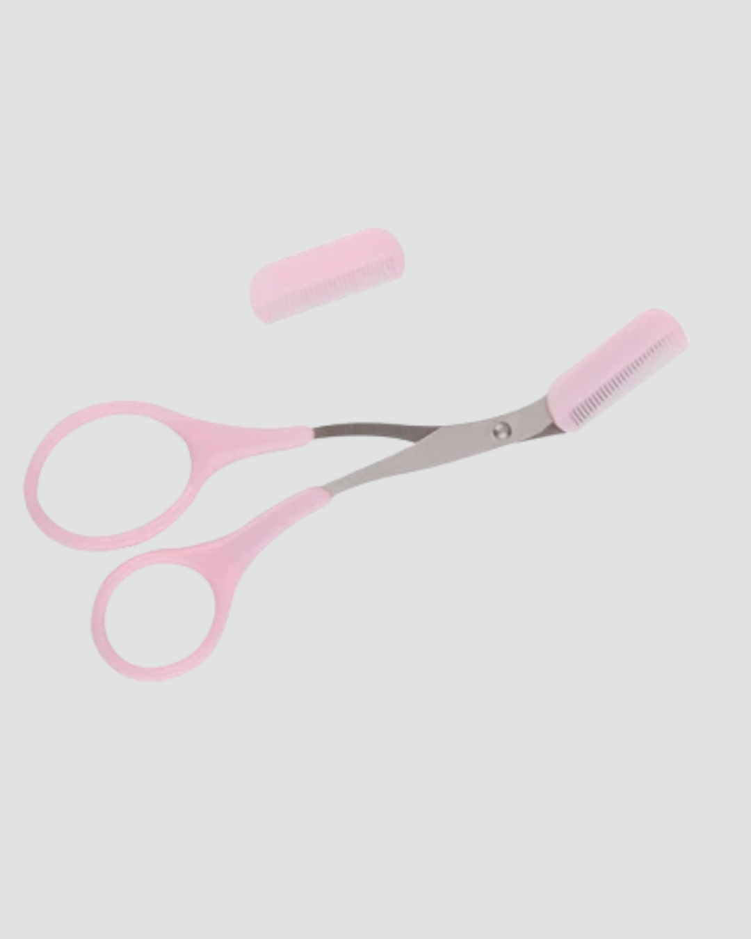 Tarak ve Fırça Başlıklı Kaş Şekillendirme Makası - Görsel 5