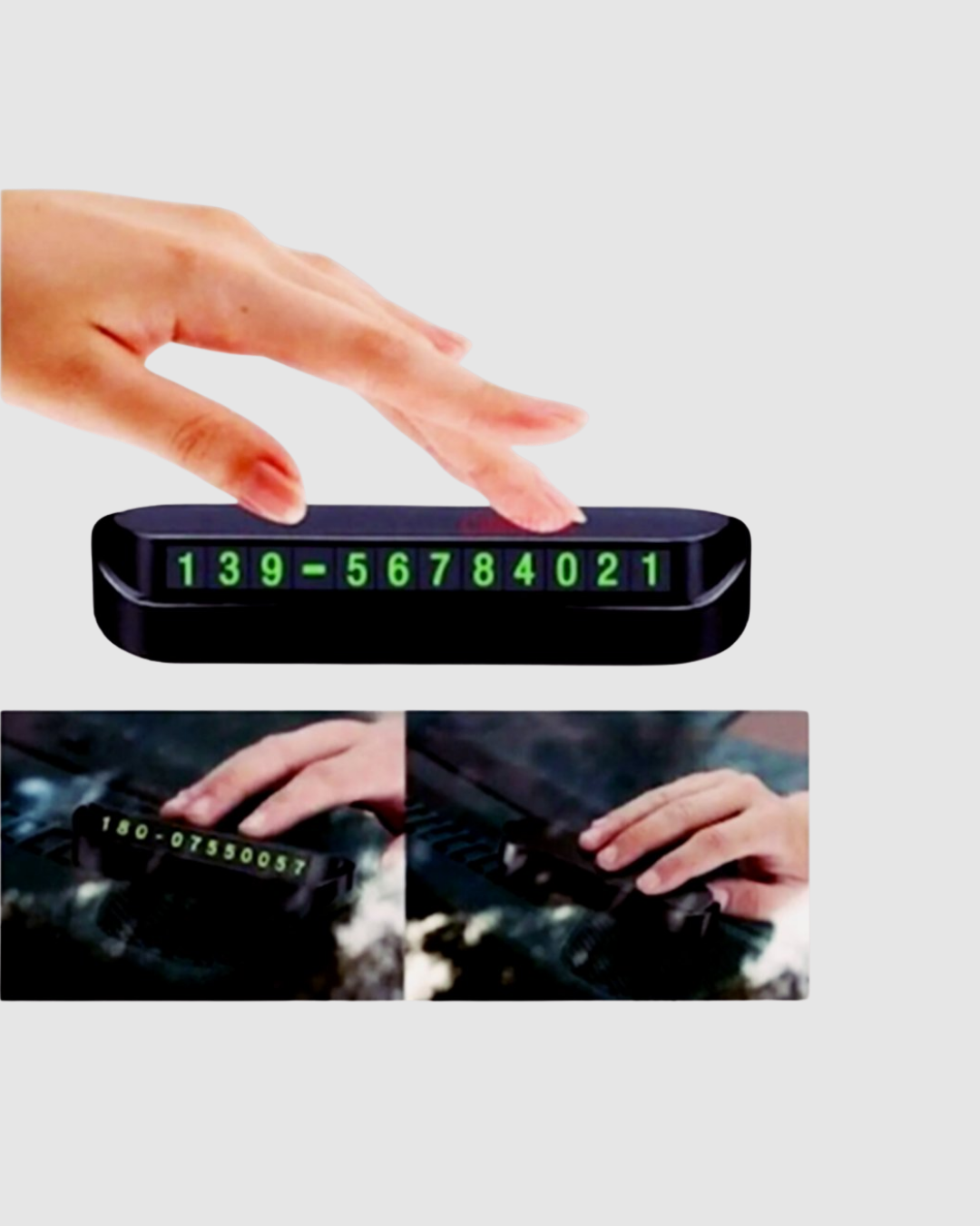 Fosforlu Araç İçi Park Numaratörü – Gece Görünümlü Şık Çözüm - Görsel 4