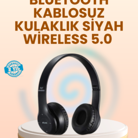 Ayarlanabilir Baş Bandı ve Yumuşak Kulak Yastıklı Bluetooth Kulaklık