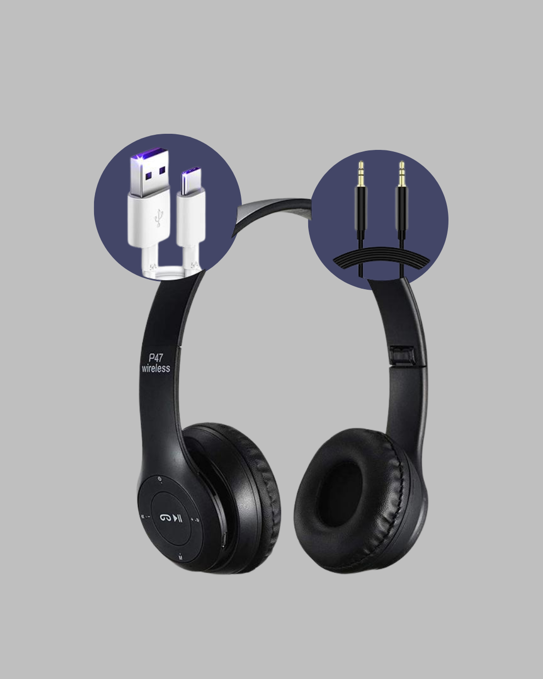 Katlanabilir Tasarımlı Bluetooth 5.0 Kulaklık | Eller Serbest Arama ve Çift Cihaz Desteği - Görsel 3