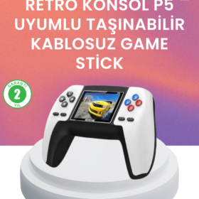 Kompakt Retro Oyun Konsolu | P5 GamePad ile Eski Günlere Dönün