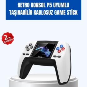 520 Oyunlu Taşınabilir Retro Oyun Konsolu | P5 GamePad