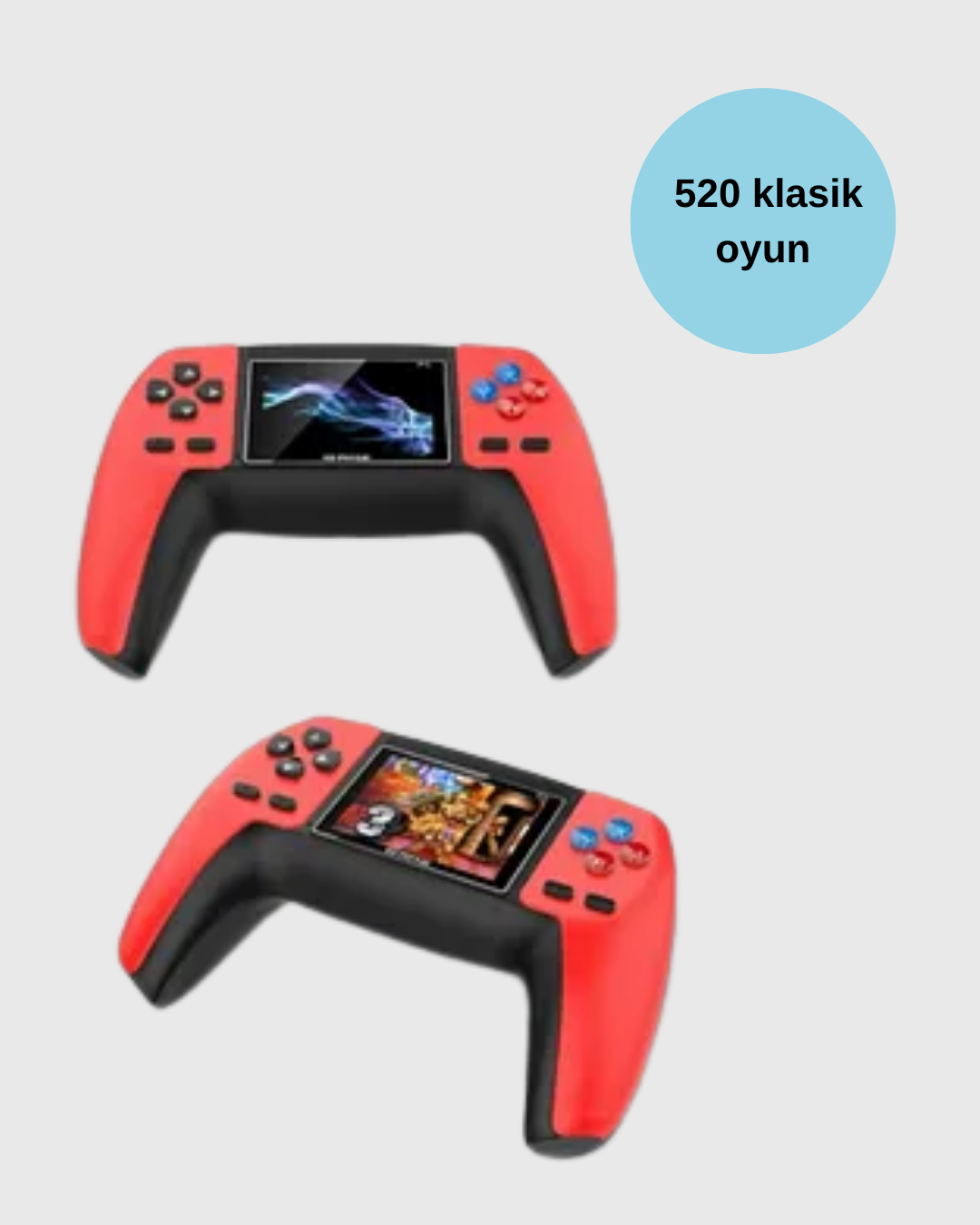 520 Oyunlu Taşınabilir Retro Oyun Konsolu | P5 GamePad - Görsel 3