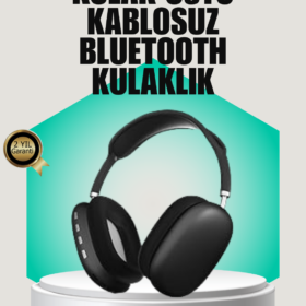Stereo Ses Kaliteli Bluetooth Kulaklık | Katlanabilir ve Ergonomik Tasarım