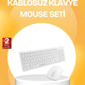 Kablosuz Klavye Mouse Takımı - Ergonomik Sessiz ve Enerji Tasarruflu