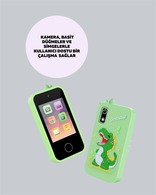 Çocuklar İçin Eğitici ve Eğlenceli Dijital Kamera - Görsel 3