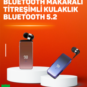 İki Telefona Aynı Anda Bağlanan Bluetooth 5.3 Klipsli Kulaklık – MFB Çok Noktalı Bağlantı