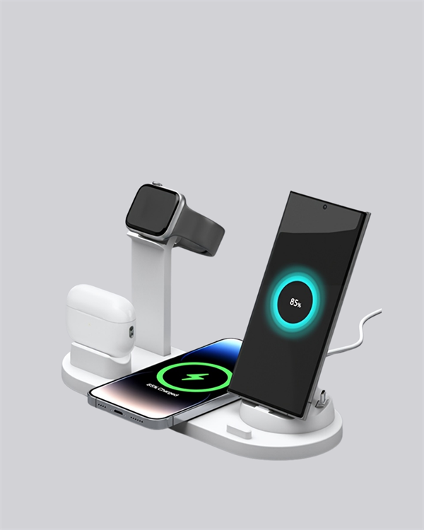 iPhone Apple Watch ve AirPods ile Uyumlu 4'ü 1 Arada Şarj Ünitesi – Tüm Apple Cihazları Tek Noktada - Görsel 3