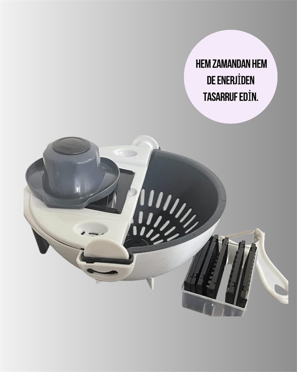 Sebze Doğrama ve Rendeleme İçin Pratik Mutfak Aparatı - Görsel 4